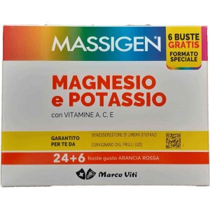 Massigen magnesio potassio 24+6 bustine