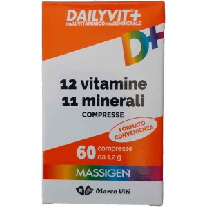 Massigen Dailyvit+ 12 vitamine 11 minerali 60 cpr