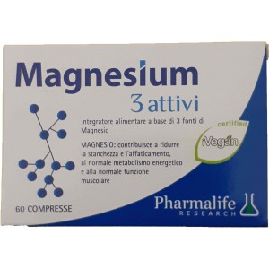 Pharmalife Magnesium 3 attivi 60 compresse.