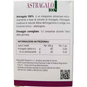 Pharmalife Astragalo 100% 60 compresse.